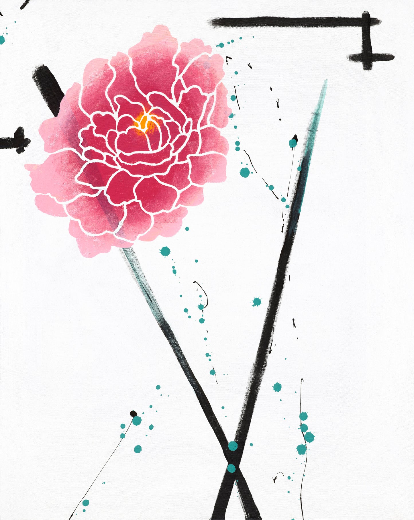 "Peony 3" art print 3 of 4